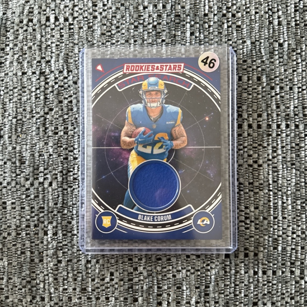 2024 Panini Rookies and Stars- Star Search Blake Corum Rookie Jersey Relic RC